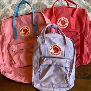 Fjallraven Kånken Backpack - Pink and Blue